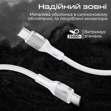 Кабель PROMATE USB-C - USB-C Grey (fletchlink-cc.grey)