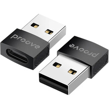 Адаптер PROOVE OTG Extension USB to Type-C Black (47796black)