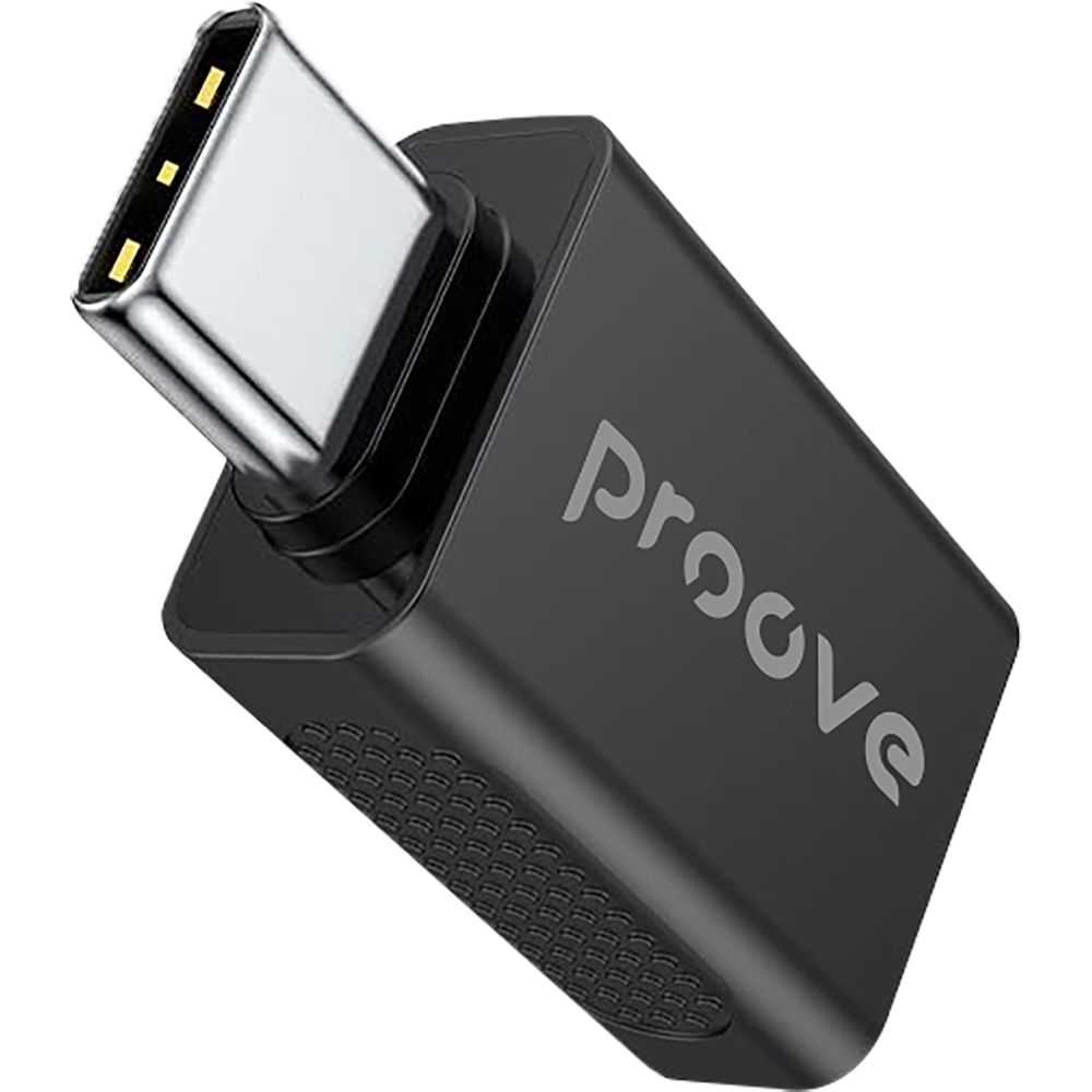 Адаптер PROOVE OTG Extension Type-C до USB Black (HBEX00101001) Адаптер PROOVE OTG Extension Type-C до USB Black (HBEX00101001)