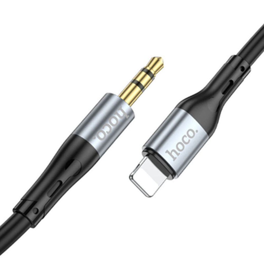 Кабель HOCO UPA22 iP Lightning - 3.5 мм 1 м Black (6931474769473)