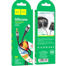 Кабель HOCO UPA22 iP Lightning - 3.5 мм 1 м Black (6931474769473)