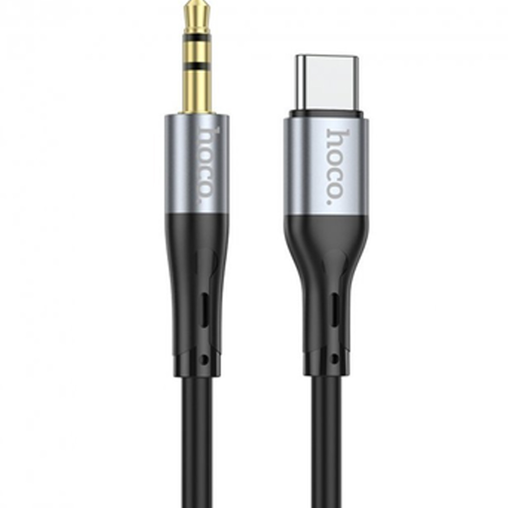Кабель HOCO UPA22 USB Type-C - 3.5 мм 1 м Black (6931474769497)