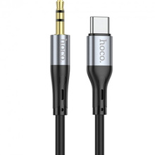 Кабель HOCO UPA22 USB Type-C - 3.5 мм 1 м Black (6931474769497)