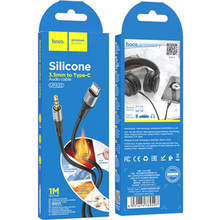 Кабель HOCO UPA22 USB Type-C - 3.5 мм 1 м Black (6931474769497)