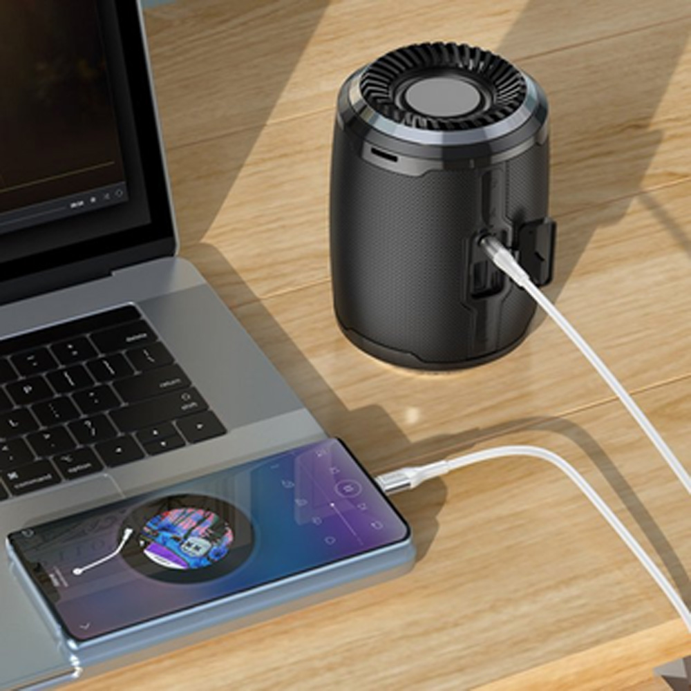Кабель HOCO UPA22 USB Type-C - 3.5 мм 1 м Black (6931474769497) Підсвітка False