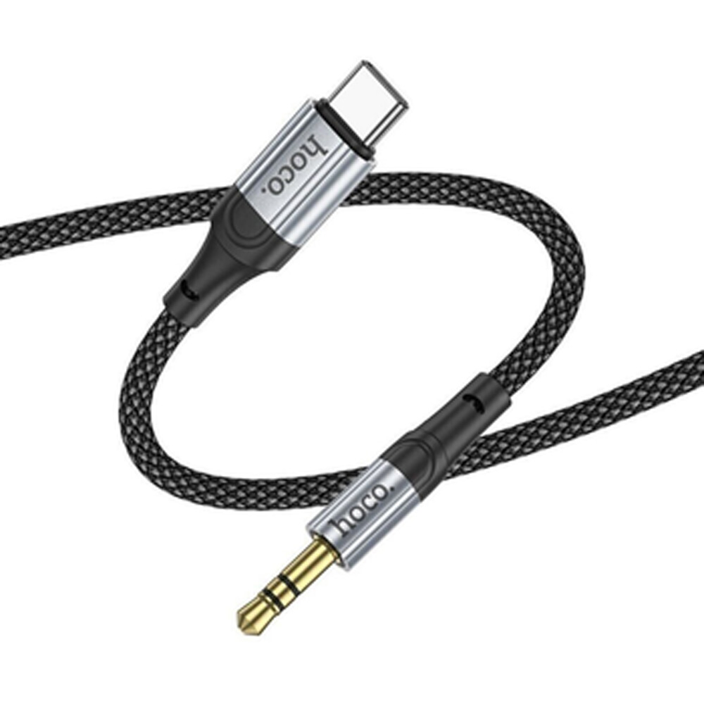 Кабель HOCO UPA26 USB Type-C - 3.5 мм 1 м Black (6942007608824) Длина 1