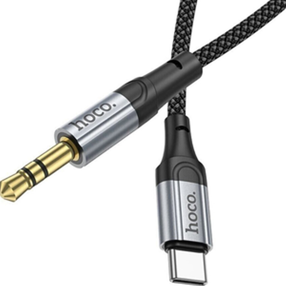 Кабель HOCO UPA26 USB Type-C - 3.5 мм 1 м Black (6942007608824) Тип USB Type-C - аудио 3.5 мм/USB Type-C
