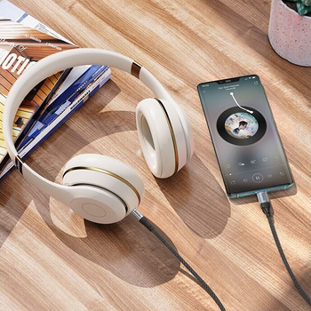 Внешний вид Кабель HOCO UPA26 USB Type-C - 3.5 мм 1 м Black (6942007608824)