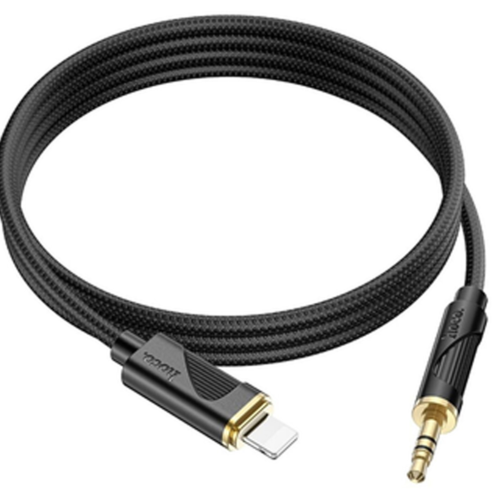 Кабель HOCO UPA30 Lightning х 3.5 мм 1 м Black (6942007625494) Длина 1
