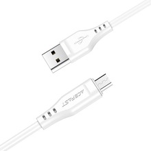 Кабель ACEFAST C3-09 USB to Micro 1.2 м White (AFC3-09W)