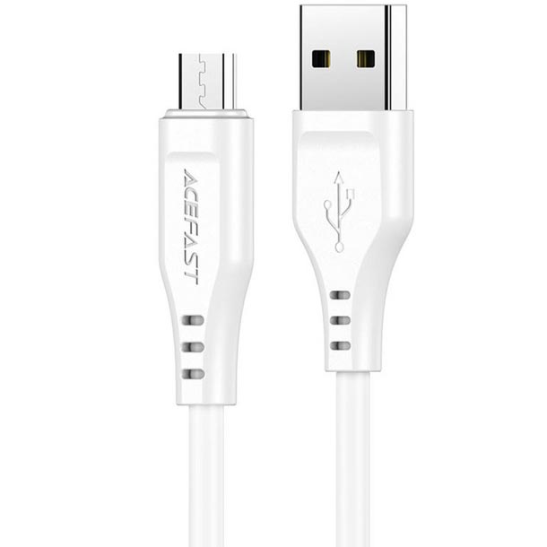 Кабель ACEFAST C3-09 USB to Micro 1.2 м White (AFC3-09W) Кабель ACEFAST C3-09 USB to Micro 1.2 м White (AFC3-09W)