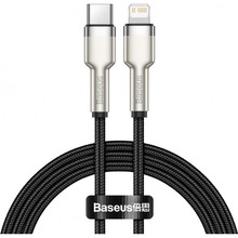 Кабель BASEUS Cafule Series Metal Data Cable Type-C to iP PD 1 м Black (CATLJK-A01)