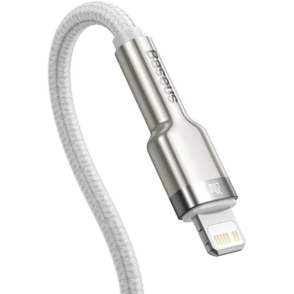 Кабель BASEUS Cafule Series Metal Data Cable Type-C to iP PD 1 м White (CATLJK-A02) Длина 1