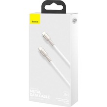 Кабель BASEUS Cafule Series Metal Data Cable Type-C to iP PD 1 м White (CATLJK-A02)