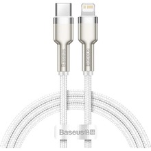 Кабель BASEUS Cafule Series Metal Data Cable Type-C to iP PD 1 м White (CATLJK-A02)