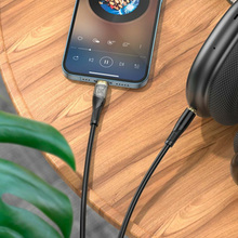 Кабель HOCO UPA25 Lightning - 3.5 мм 1 м Black (6931474791153)