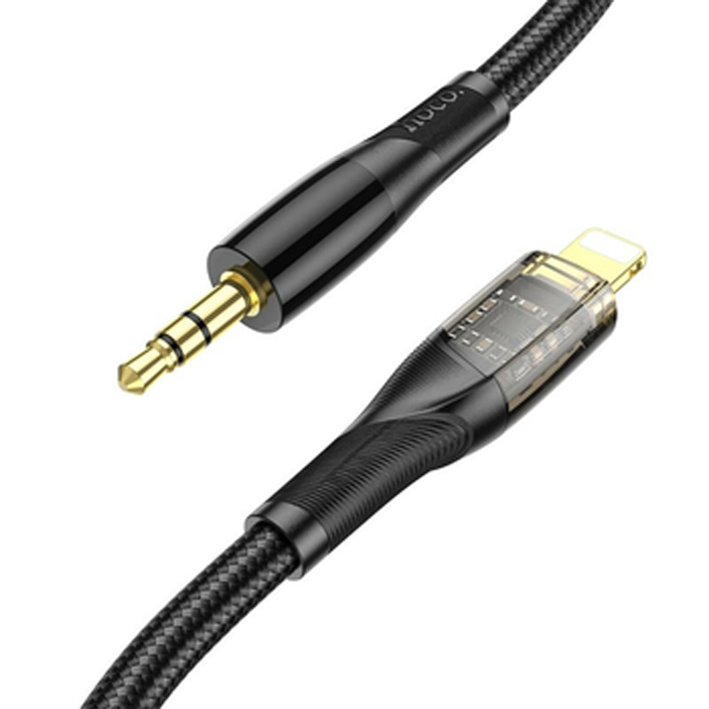 Кабель HOCO UPA25 Lightning - 3.5 мм 1 м Black (6931474791153) Довжина 1