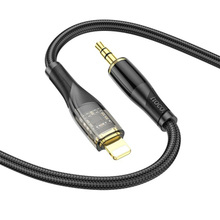 Кабель HOCO UPA25 Lightning - 3.5 мм 1 м Black (6931474791153)