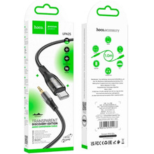 Кабель HOCO UPA25 USB Type-C - 3.5 мм 1 м Black (6931474791177)
