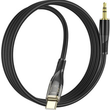 Кабель HOCO UPA25 USB Type-C - 3.5 мм 1 м Black (6931474791177)