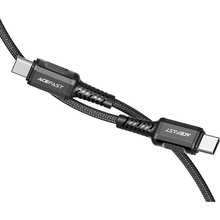 Кабель ACEFAST C1-03 Type-C - Type-C 1.2м Black (AFC1-03B)