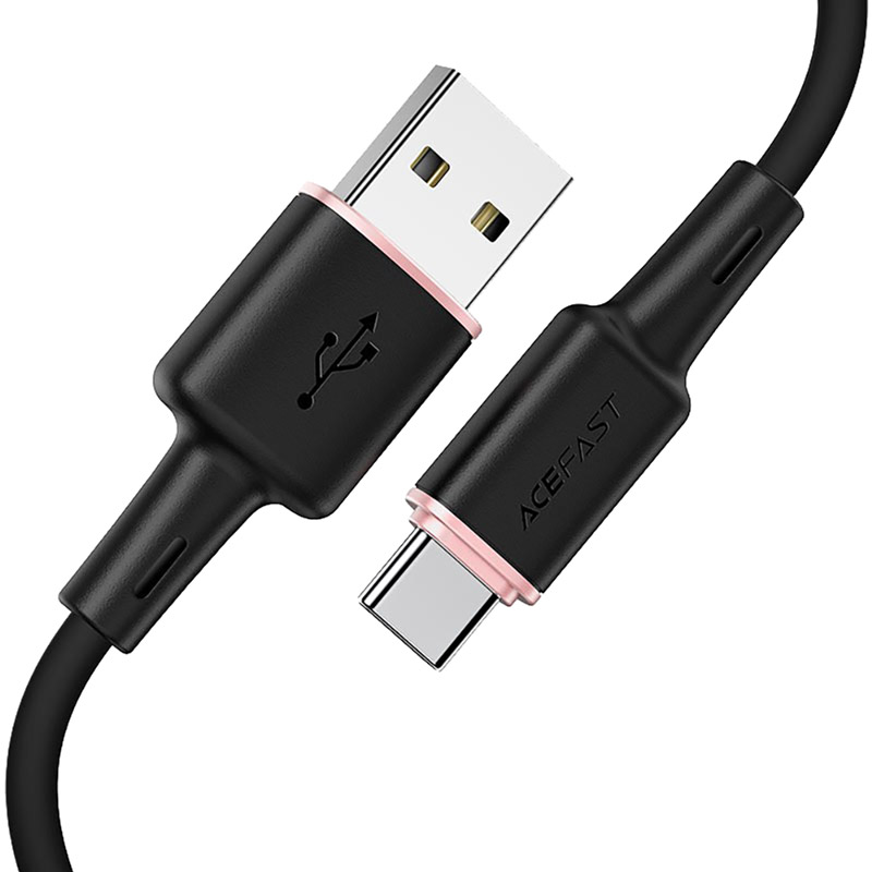 Кабель ACEFAST C2-04 USB-A-Type-C 1.2м Black (AFC2-04B) Тип USB - USB Type-С