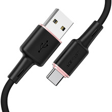 Кабель ACEFAST C2-04 USB-A-Type-C 1.2м Black (AFC2-04B)