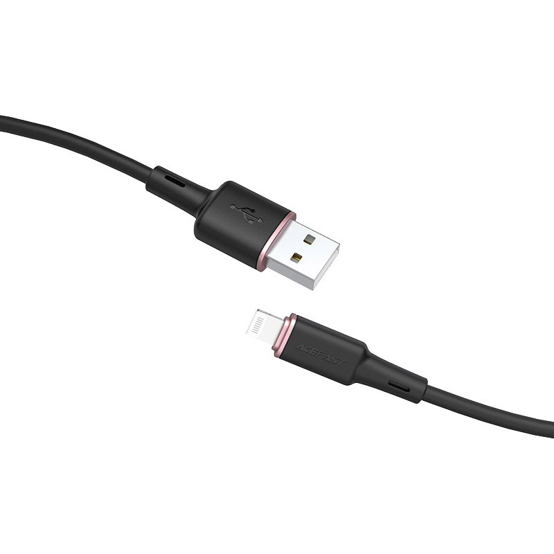 Кабель ACEFAST C2-02 USB-A - Lightning 1.2м Black (AFC2-02B) Тип USB - Lightning