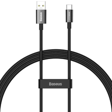 Кабель BASEUS Superior Series SUPERVOOC Fast Charging Data Cable USB to Type-C 65W 1m Black (CAYS000901)