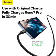Кабель BASEUS Superior Series SUPERVOOC Fast Charging Data Cable USB to Type-C 65W 1m Black (CAYS000901)