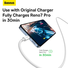 Кабель BASEUS Superior Series SUPERVOOC Fast Charging Data Cable USB to Type-C 65W 2m White