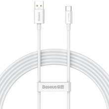 Кабель BASEUS Superior Series SUPERVOOC Fast Charging Data Cable USB to Type-C 65W 2m White