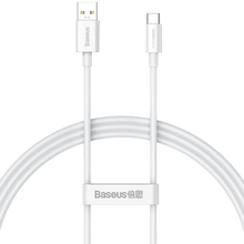 Кабель BASEUS Superior Series SUPERVOOC Fast Charging Data Cable USB to Type-C 65W 1m White