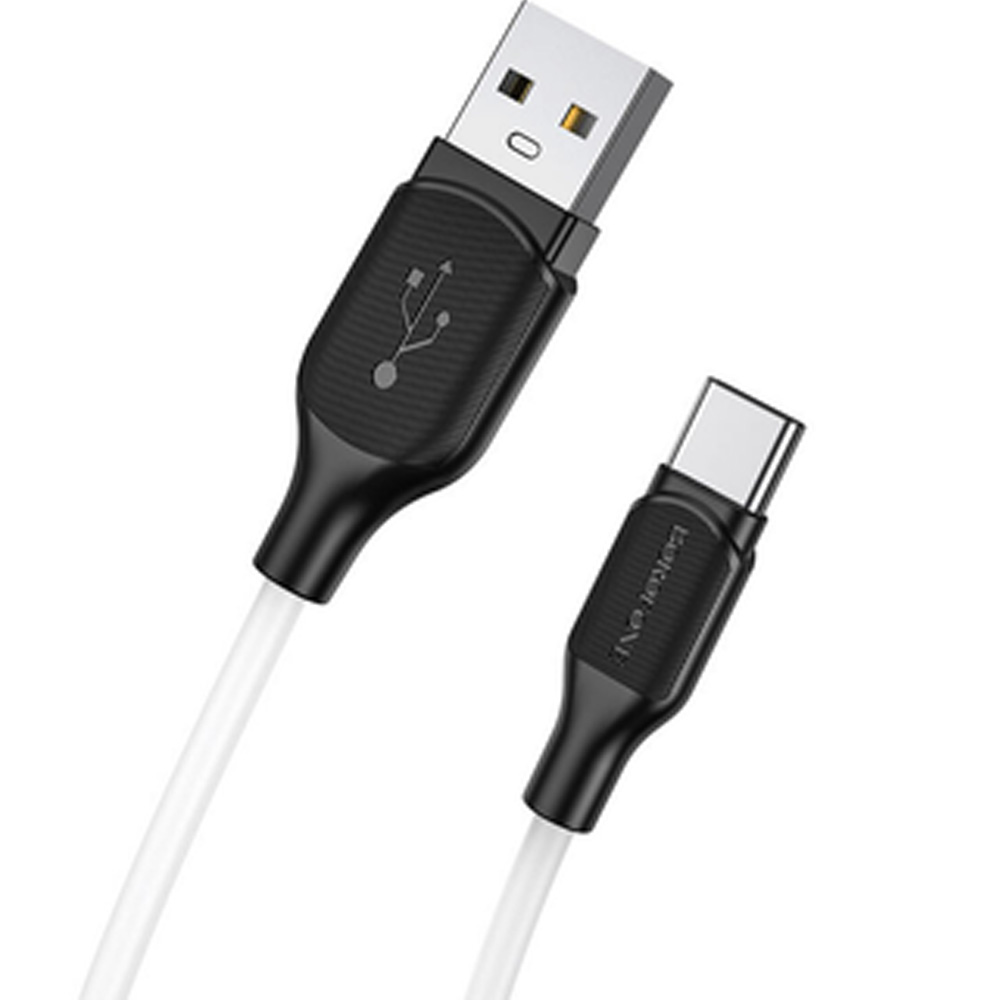 Кабель BOROFONE BX42 USB - USB Type-C 3A 1 м White (BX42CW)
