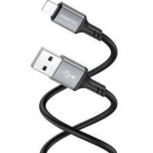 Кабель BOROFONE BX83 Famous USB - Lightning 1м Black (6974443386356)