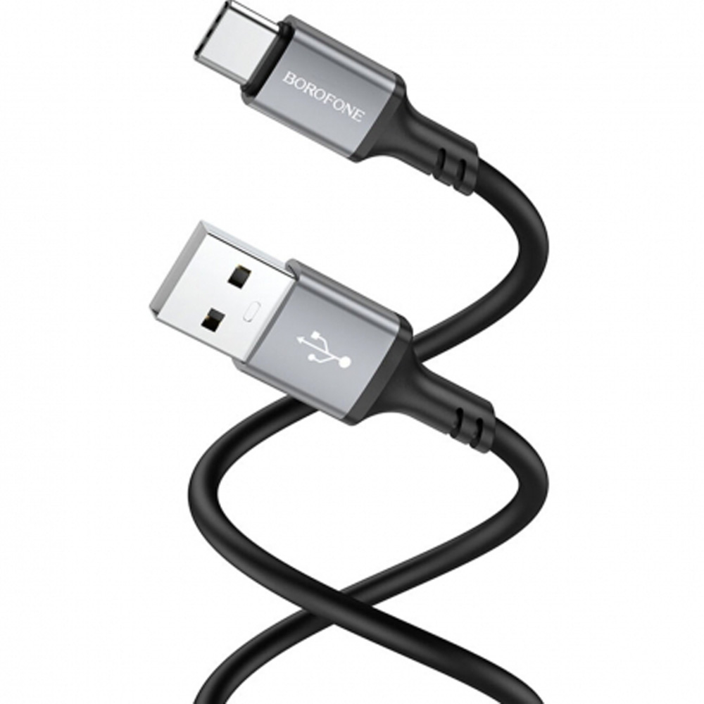 Кабель BOROFONE BX83 USB-A - USB-С 1 м Black (6974443386417) Тип USB - USB Type-С