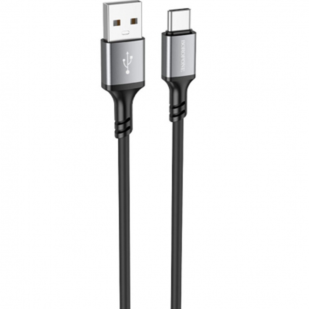 Кабель BOROFONE BX83 USB-A - USB-С 1 м Black (6974443386417) Кабель BOROFONE BX83 USB-A - USB-С 1 м Black (6974443386417)