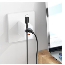 Кабель BOROFONE BX91 USB - Lightning 1м Black (6974443389883)