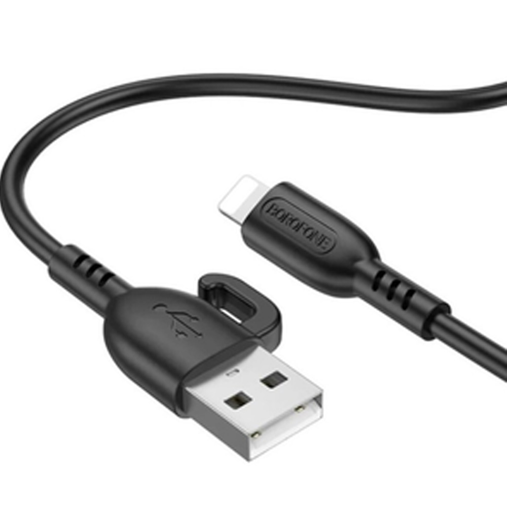 Кабель BOROFONE BX91 USB - Lightning 1м Black (6974443389883) Тип USB - Lightning
