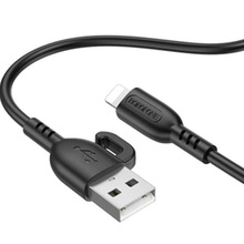Кабель BOROFONE BX91 USB - Lightning 1м Black (6974443389883)