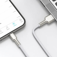 Кабель BASEUS Cafule Series Metal Data Cable USB to Lightning 2.4A 2 m White (CALJK-B02)