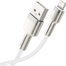 Кабель BASEUS Cafule Series Metal Data Cable USB to Lightning 2.4A 2 m White (CALJK-B02)