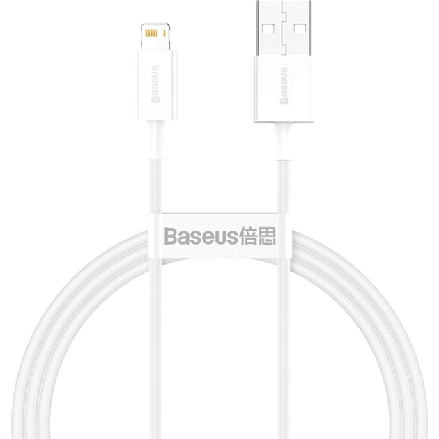 Кабель BASEUS Superior Series Fast Charging Data Cable USB to Lightning 2.4A 1.5 m White (CALYS-B02) Кабель BASEUS Superior Series Fast Charging Data Cable USB to Lightning 2.4A 1.5 m White (CALYS-B02)