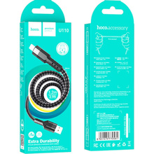 Кабель HOCO U110 USB - Lightning 1.2м Black (6931474770561)