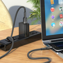 Кабель HOCO U110 USB - Micro USB 2.4A 1.2 м  Black (6931474770585)