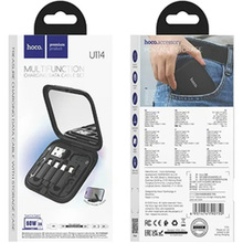 Набір перехідників HOCO U114 5 шт Black (6931474790750)