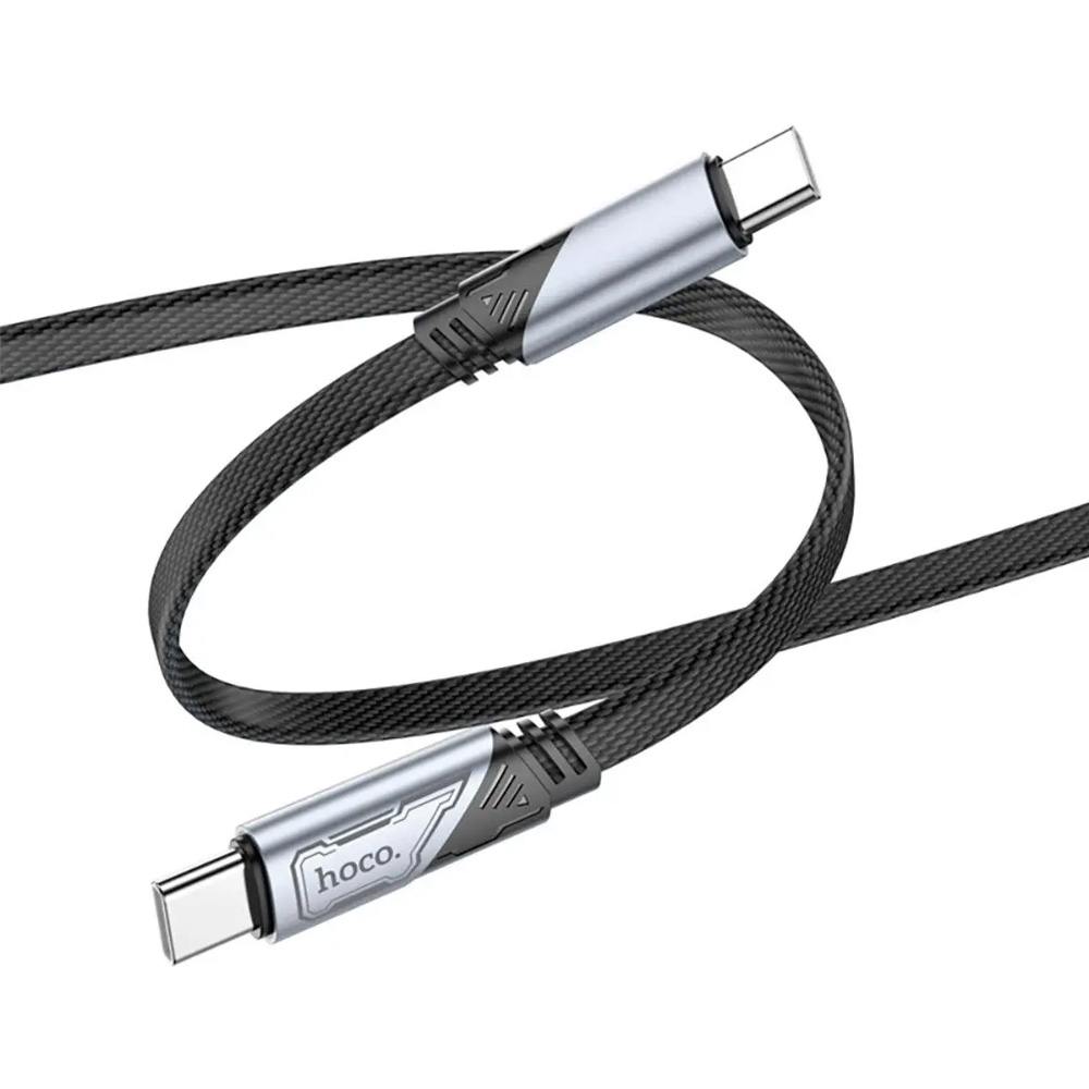 Кабель HOCO U119 USB Type-C - USB Type-C 60W 1.2 м Black (6942007605021) Длина 1.2