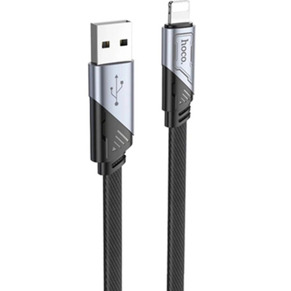 Кабель HOCO U119 USB - Lightning 2.4A 1.2 м Black (6942007604987) Кабель HOCO U119 USB - Lightning 2.4A 1.2 м Black (6942007604987)