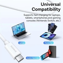 Кабель Baseus Superior 2 Series Fast Charging Data Cable Type-C to Type-C 240W 1.8m White (P10365200211-05)