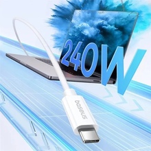 Кабель Baseus Superior 2 Series Fast Charging Data Cable Type-C to Type-C 240W 1.8m White (P10365200211-05)